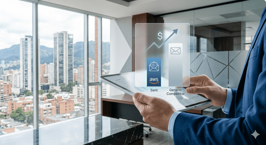El costo real de enviar email con Amazon SES: Comparativa Opptima