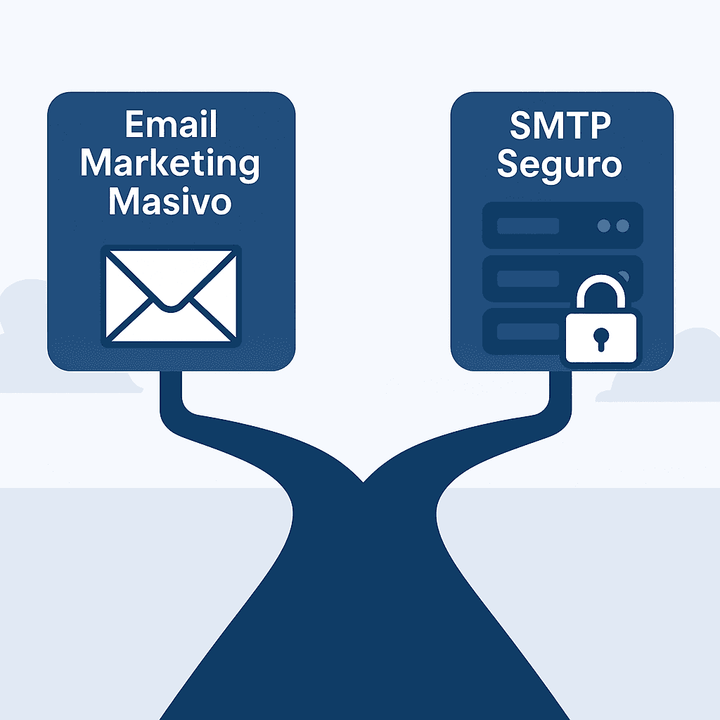 ¿SMTP o Email Marketing? Seguridad para Notificaciones Críticas