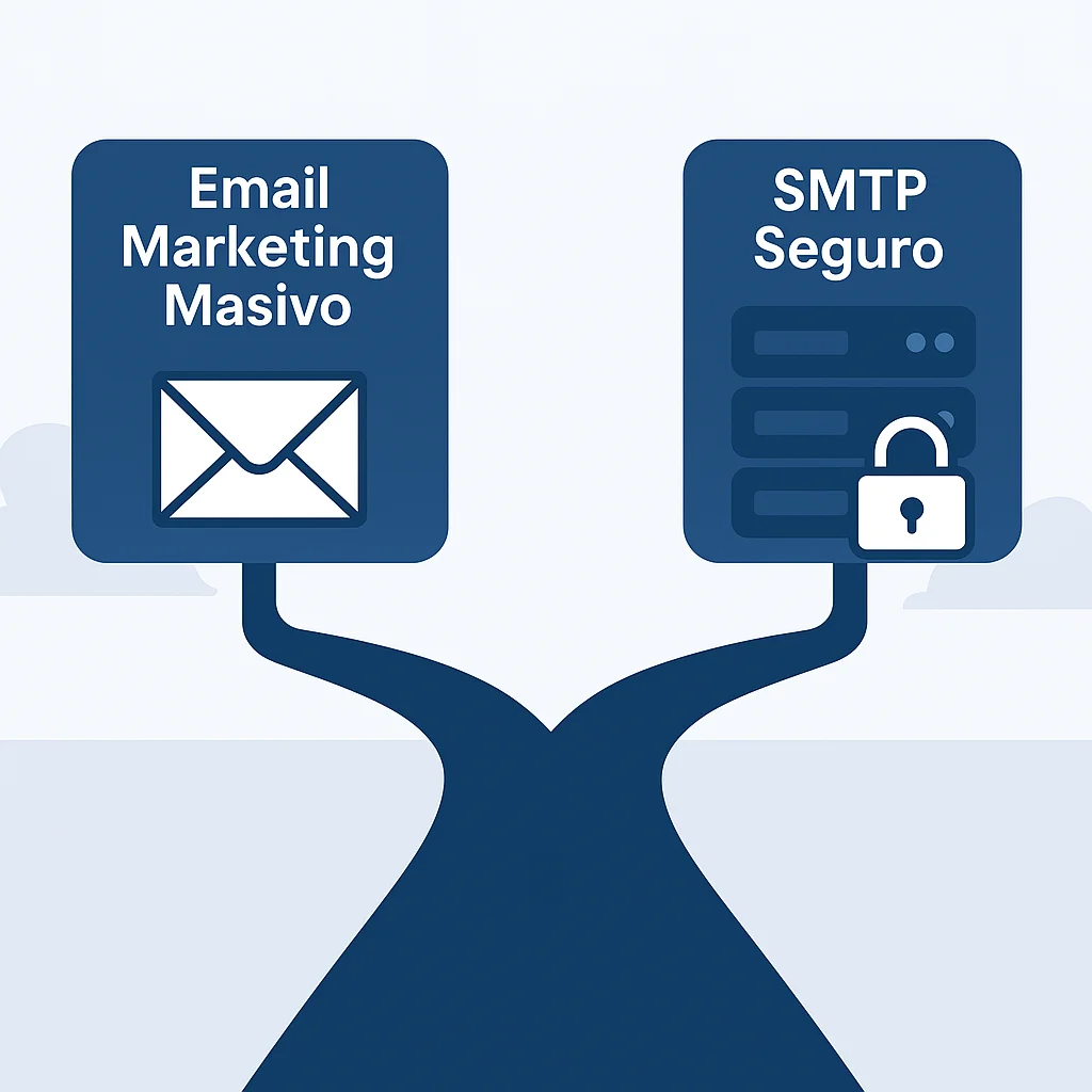 ¿SMTP o Email Marketing? Seguridad para Notificaciones Críticas