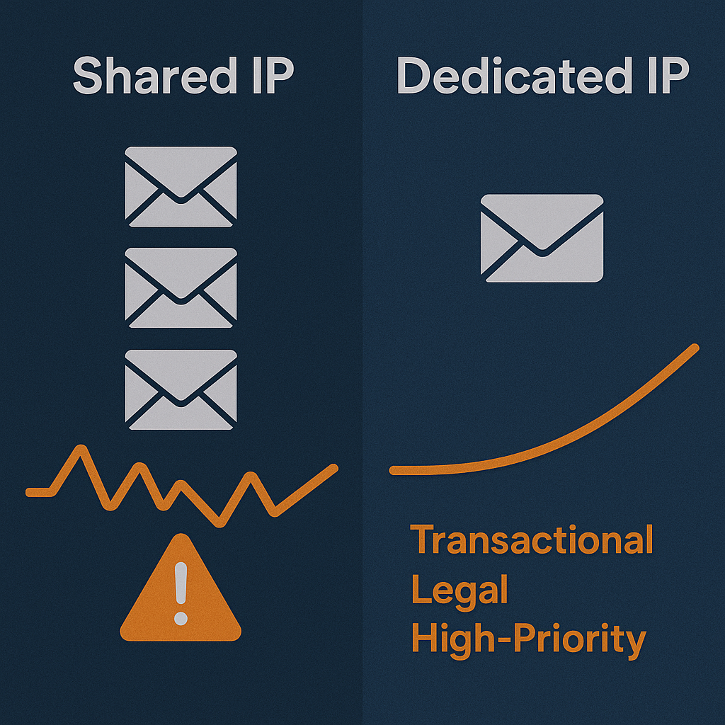 IP dedicada o compartida: La verdad si manejas notificaciones sensibles
